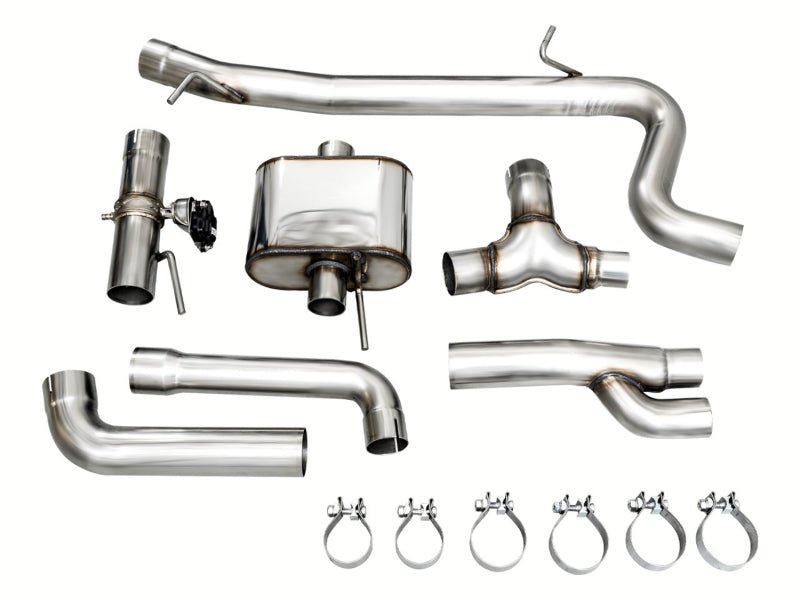 AWE Tuning Audi 22 - 23 8Y RS3 Cat - Back SwitchPath Exhaust (No Tips) - CPC Performance