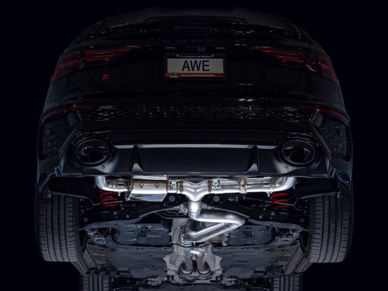 AWE Tuning Audi 22 - 23 8Y RS3 Cat - Back SwitchPath Exhaust (No Tips) - CPC Performance