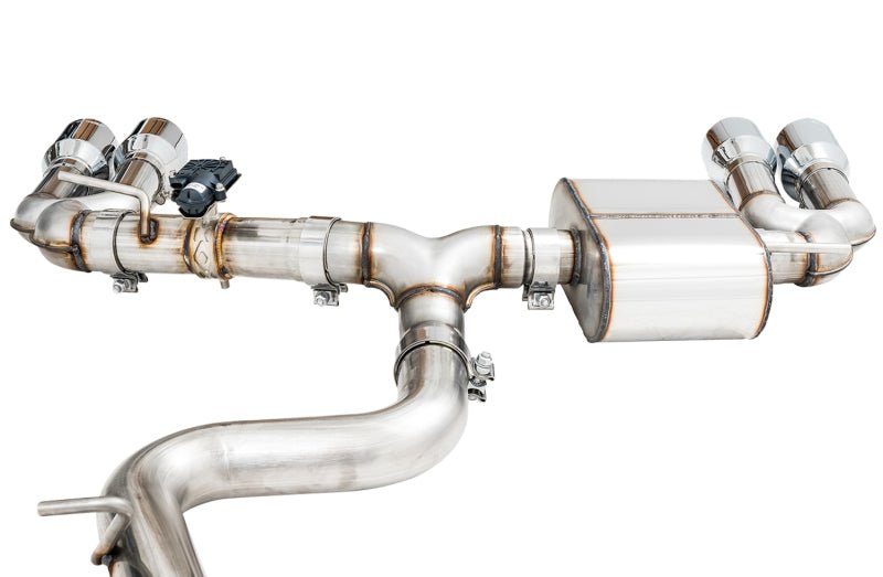 AWE Tuning Audi 8V S3 SwitchPath Exhaust w/Chrome Silver Tips 102mm - CPC Performance