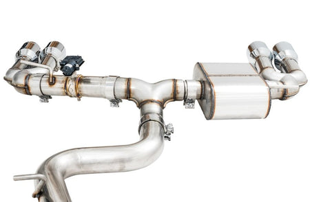 AWE Tuning Audi 8V S3 SwitchPath Exhaust w/Chrome Silver Tips 102mm - CPC Performance