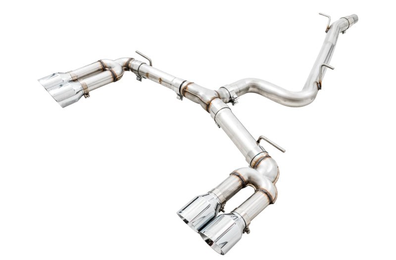 AWE Tuning Audi 8V S3 Track Edition Exhaust w/Chrome Silver Tips 102mm - CPC Performance