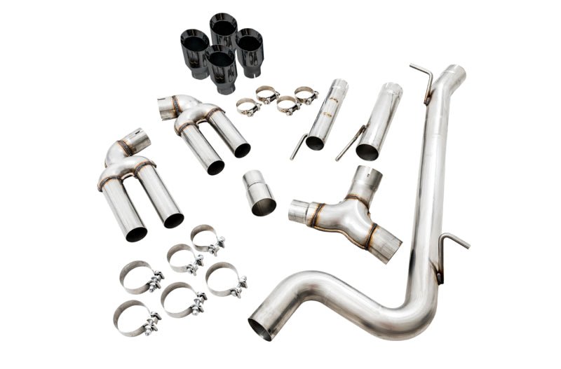 AWE Tuning Audi 8V S3 Track Edition Exhaust w/Diamond Black Tips 102mm - CPC Performance