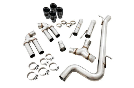 AWE Tuning Audi 8V S3 Track Edition Exhaust w/Diamond Black Tips 102mm - CPC Performance