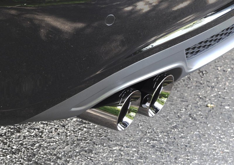 AWE Tuning Audi B8 A4 Touring Edition Exhaust - Single Side Polished Silver Tips - CPC Performance
