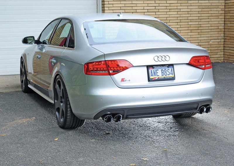 AWE Tuning Audi B8 / B8.5 S4 3.0T Touring Edition Exhaust - Chrome Silver Tips (90mm) - CPC Performance
