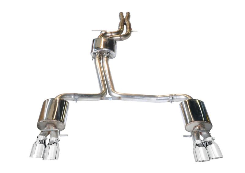 AWE Tuning Audi B8 / B8.5 S4 3.0T Touring Edition Exhaust - Chrome Silver Tips (90mm) - CPC Performance