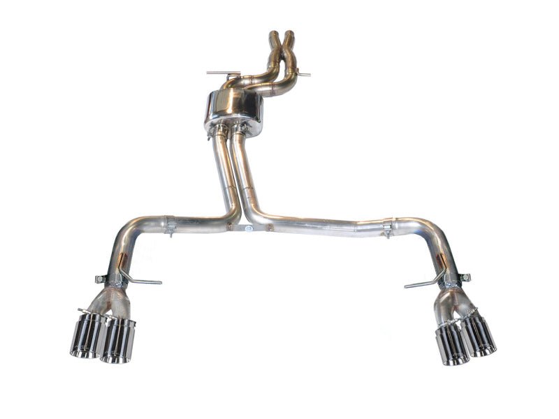 AWE Tuning Audi B8.5 S5 3.0T Track Edition Exhaust - Chrome Silver Tips (102mm) - CPC Performance
