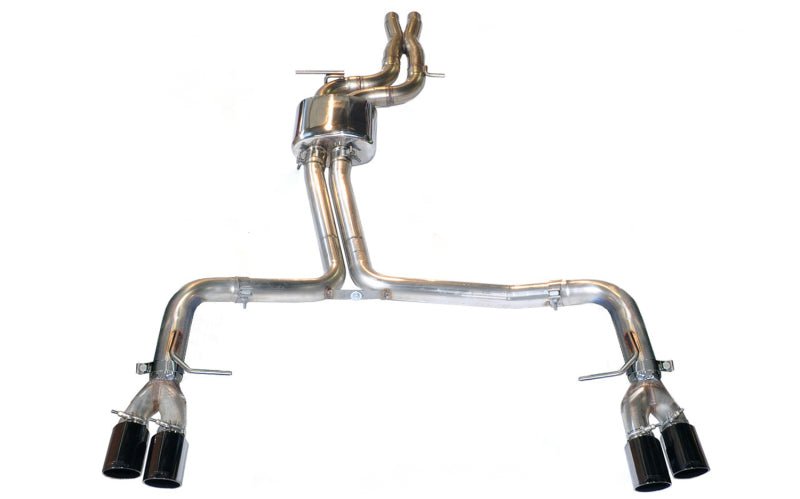 AWE Tuning Audi B8.5 S5 3.0T Track Edition Exhaust - Diamond Black Tips (102mm) - CPC Performance