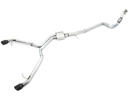 AWE Tuning Audi B9 A5 Track Edition Exhaust Dual Outlet - Diamond Black Tips (Includes DP) - CPC Performance