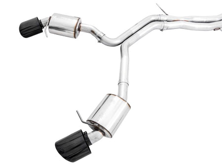 AWE Tuning Audi B9 RS 5 Sportback Touring Edition Exhaust - Non Resonated - Diamond Black RS Style Tips - CPC Performance
