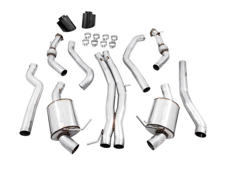 AWE Tuning Audi B9 RS5 Touring Edition Exhaust - w/ Diamond Black RS Tips - CPC Performance