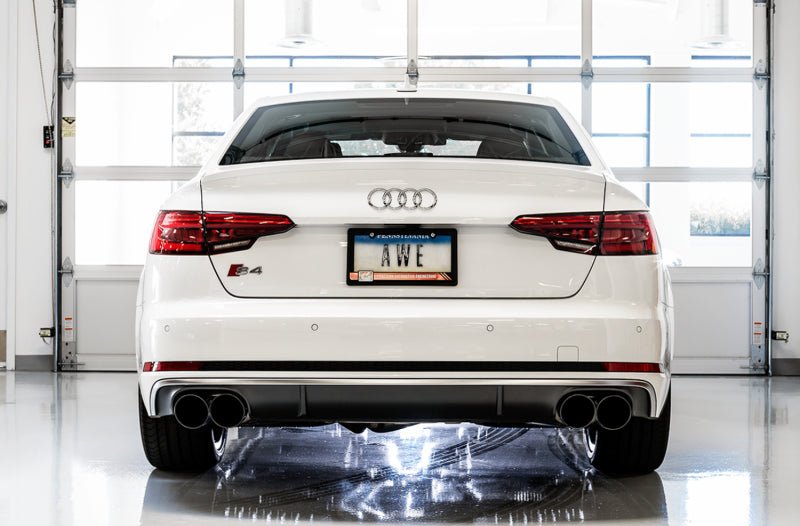 AWE Tuning Audi B9 S5 Sportback SwitchPath Exhaust - Non - Resonated (Black 102mm Tips) - CPC Performance