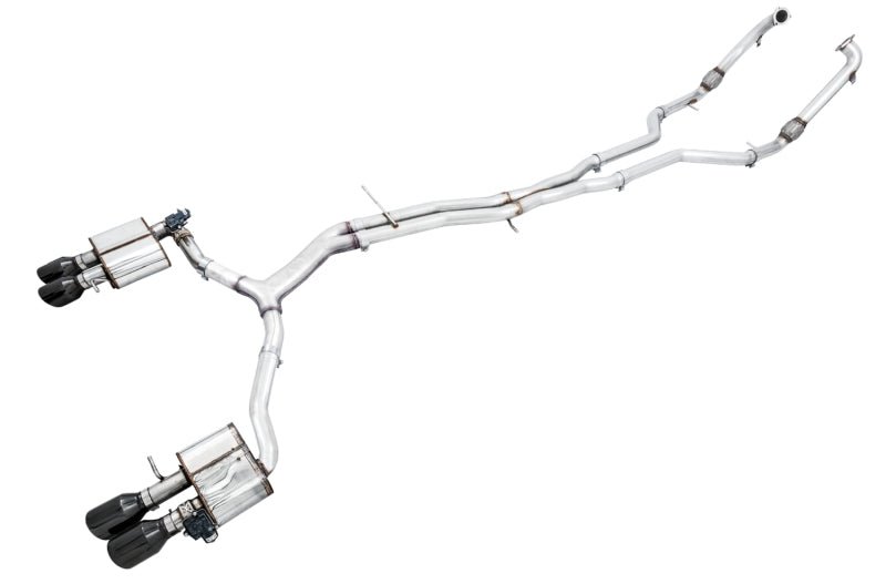 AWE Tuning Audi B9 S5 Sportback SwitchPath Exhaust - Non - Resonated (Black 102mm Tips) - CPC Performance