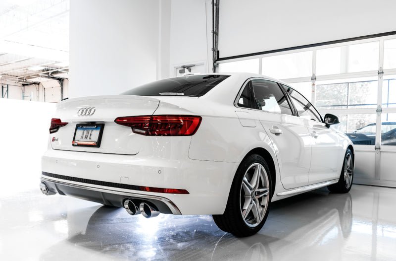 AWE Tuning Audi B9 S5 Sportback Touring Edition Exhaust - Non - Resonated (Black 102mm Tips) - CPC Performance