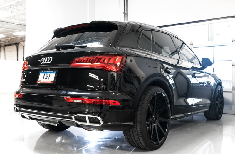 AWE Tuning Audi B9 SQ5 Resonated Touring Edition Cat - Back Exhaust - No Tips (Turn Downs) - CPC Performance