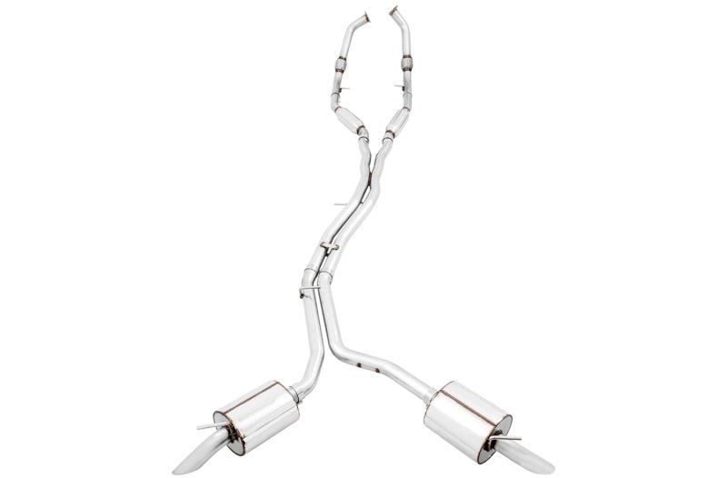 AWE Tuning Audi B9 SQ5 Resonated Touring Edition Cat - Back Exhaust - No Tips (Turn Downs) - CPC Performance