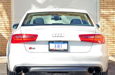 AWE Tuning Audi C7 / C7.5 S6 4.0T Touring Edition Exhaust - Diamond Black Tips - CPC Performance