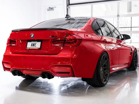 AWE Tuning BMW F8X M3/M4 Track Edition Catback Exhaust - Diamond Black Tips - CPC Performance
