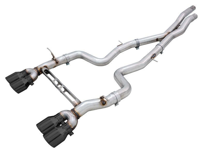 AWE Tuning BMW F8X M3/M4 Track Edition Catback Exhaust - Diamond Black Tips - CPC Performance