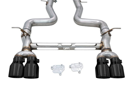 AWE Tuning BMW F8X M3/M4 Track Edition Catback Exhaust - Diamond Black Tips - CPC Performance