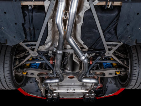 AWE Tuning BMW F8X M3/M4 Track Edition Catback Exhaust - Diamond Black Tips - CPC Performance