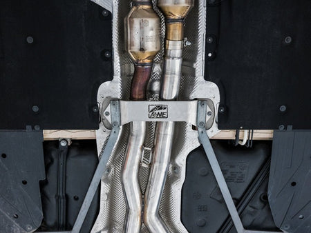 AWE Tuning BMW F8X M3/M4 Track Edition Catback Exhaust - Diamond Black Tips - CPC Performance
