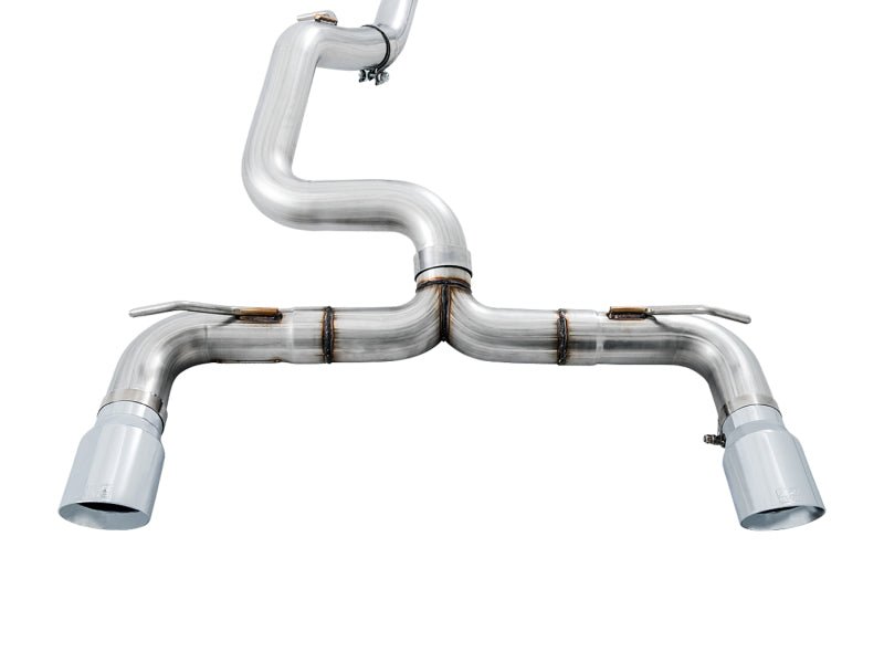 AWE Tuning Ford Focus RS Track Edition Cat - back Exhaust - Chrome Silver Tips - CPC Performance