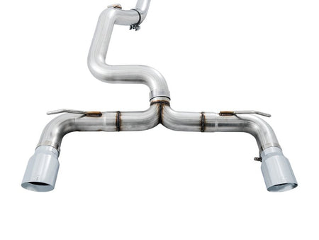 AWE Tuning Ford Focus RS Track Edition Cat - back Exhaust - Chrome Silver Tips - CPC Performance