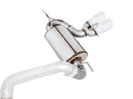 AWE Tuning Ford Focus ST Touring Edition Cat - back Exhaust - Non - Resonated - Chrome Silver Tips - CPC Performance
