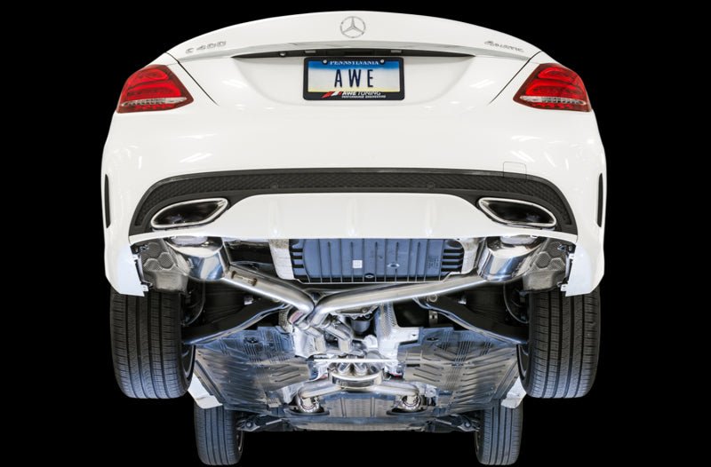 AWE Tuning Mercedes - Benz W205 C450 AMG / C400 Touring Edition Exhaust - CPC Performance