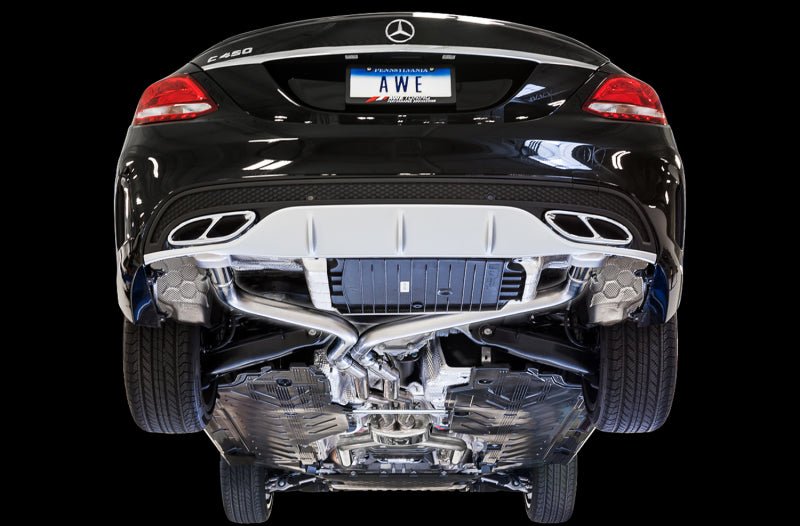 AWE Tuning Mercedes - Benz W205 C450 AMG / C400 Track Edition Exhaust - CPC Performance