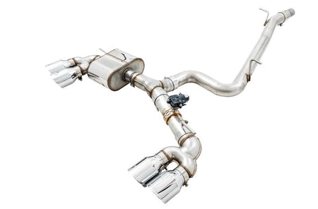 AWE Tuning Mk7 Golf R SwitchPath Exhaust w/Chrome Silver Tips 102mm - CPC Performance
