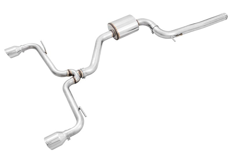 AWE Tuning Volkswagen GTI MK7.5 2.0T Track Edition Exhaust w/Chrome Silver Tips 102mm - CPC Performance