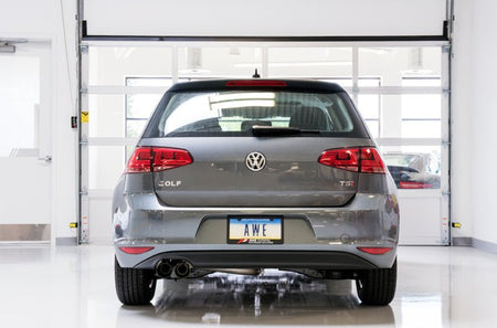 AWE Tuning VW MK7 Golf 1.8T Track Edition Exhaust w/Diamond Black Tips (90mm) - CPC Performance
