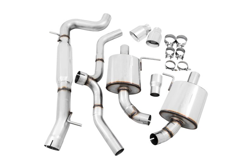 AWE Tuning VW MK7 Golf Alltrack/Sportwagen 4Motion Touring Edition Exhaust - Polished Silver Tips - CPC Performance