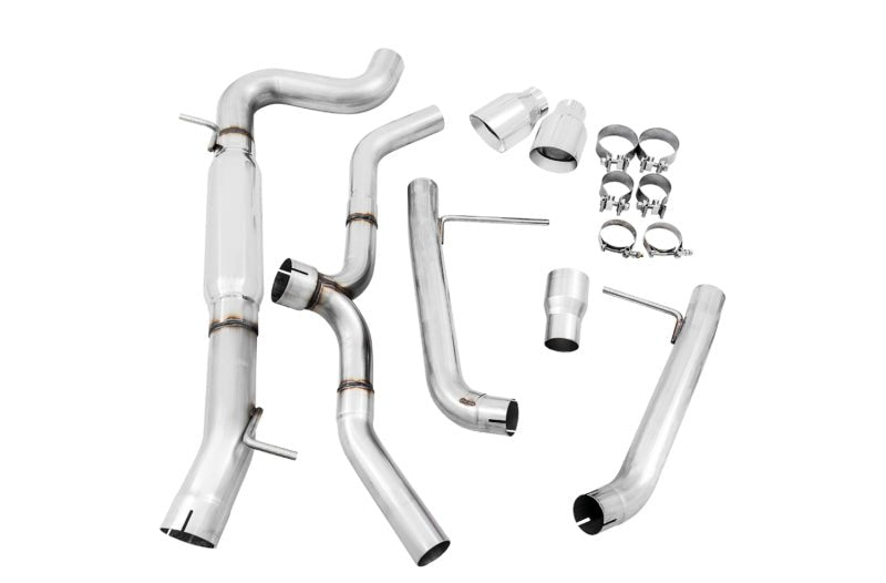 AWE Tuning VW MK7 Golf Alltrack/Sportwagen 4Motion Track Edition Exhaust - Polished Silver Tips - CPC Performance