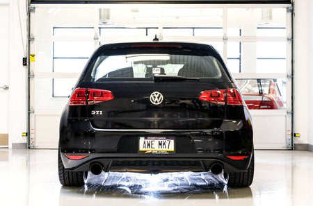 AWE Tuning VW MK7 GTI Touring Edition Exhaust - Diamond Black Tips - CPC Performance