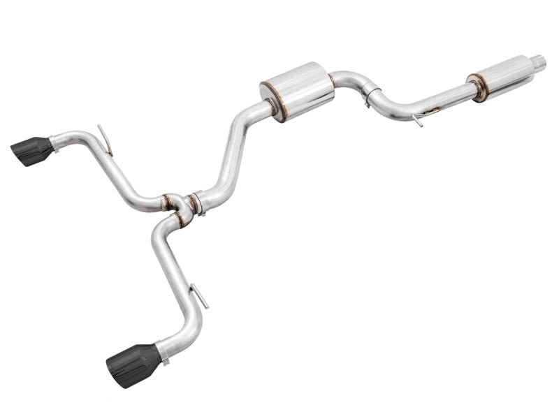 AWE Tuning VW MK7 GTI Touring Edition Exhaust - Diamond Black Tips - CPC Performance