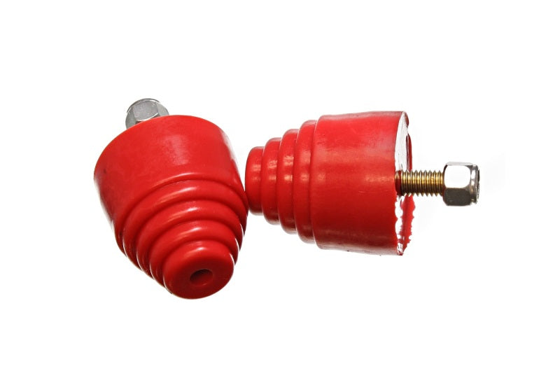 Energy Suspension All Purpose Red Bump Stop Set 2 1/8 inch Tall / 2 inch dia. (2 per set)