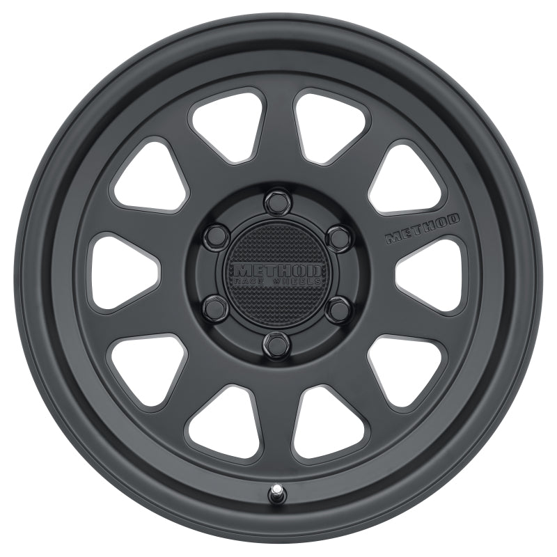 Method MR316 17x8.5 0mm Offset 6x135 87mm CB Matte Black Wheel