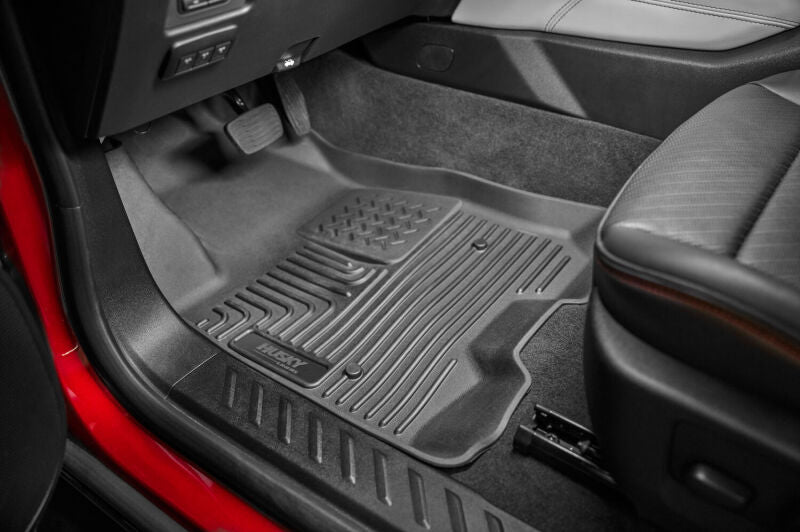 Husky Liners 15-20 Cadillac Escalade Weatherbeater Front & 2nd Seat Floor Liners - Black Ribbed