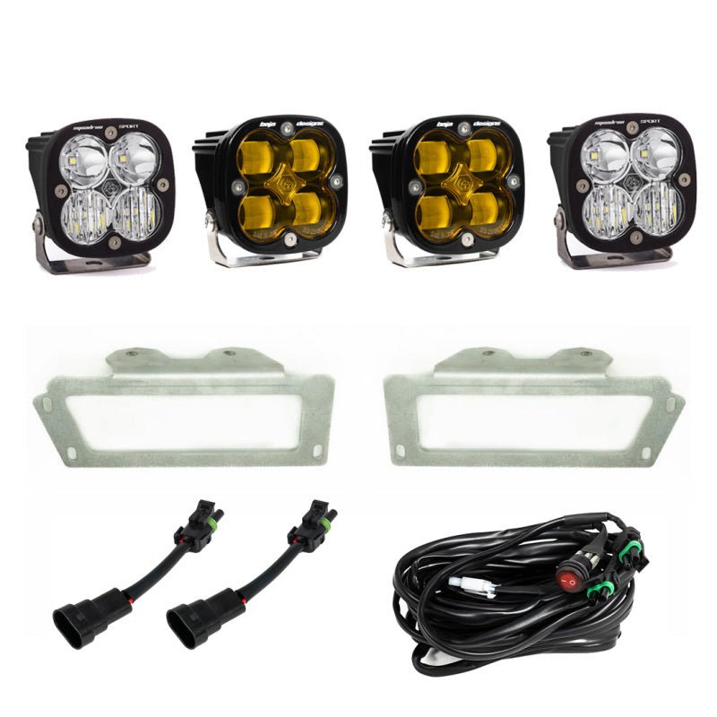 Baja Designs 09 - 12 Ram 2500/3500 Fog Pocket Kit - Amber - CPC Performance