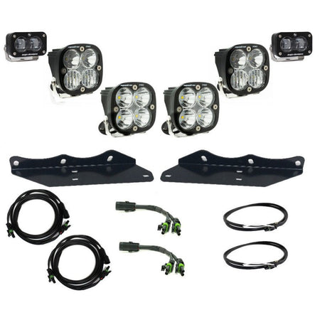 Baja Designs 17 - 20 Ford F - 150 Raptor S2 SAE Pro Fog Pocket Kit - Clear - CPC Performance