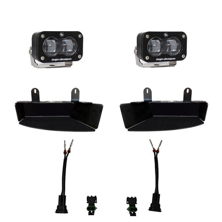 Baja Designs 19 - 22 Dodge RAM 2500/3500 S2 SAE Fog Pocket Light Kit - Clear - CPC Performance