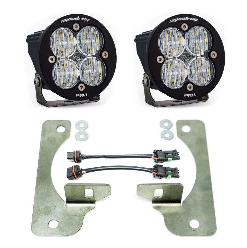 Baja Designs 2018 Wrangler JL Rubicon Squadron R Pro Fog Pocket Kit - CPC Performance