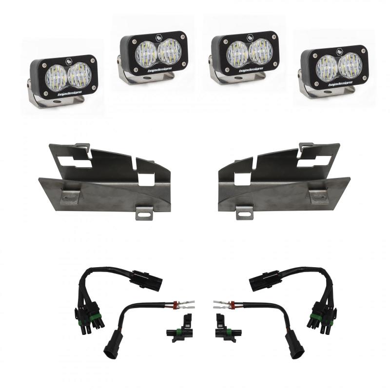Baja Designs 2019+ Dodge Ram Rebel 1500 S2 Dual Fog Pocket Kit - CPC Performance