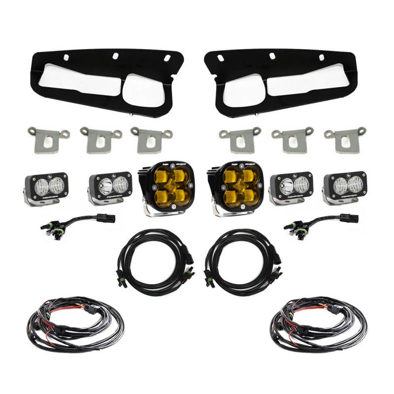 Baja Designs 2021+ Ford Bronco Amber SAE Fog Pocket Kit - CPC Performance