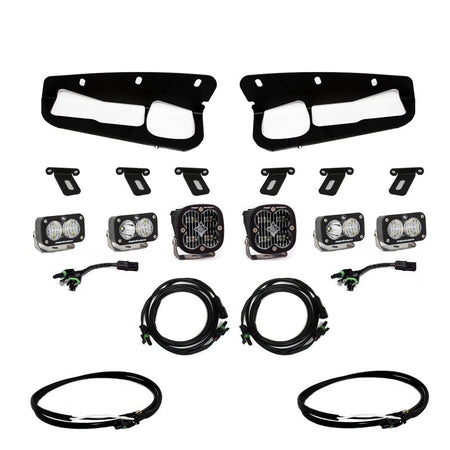 Baja Designs 2021+ Ford Bronco Clear SAE Fog Pocket Kit w/Upfitter - CPC Performance