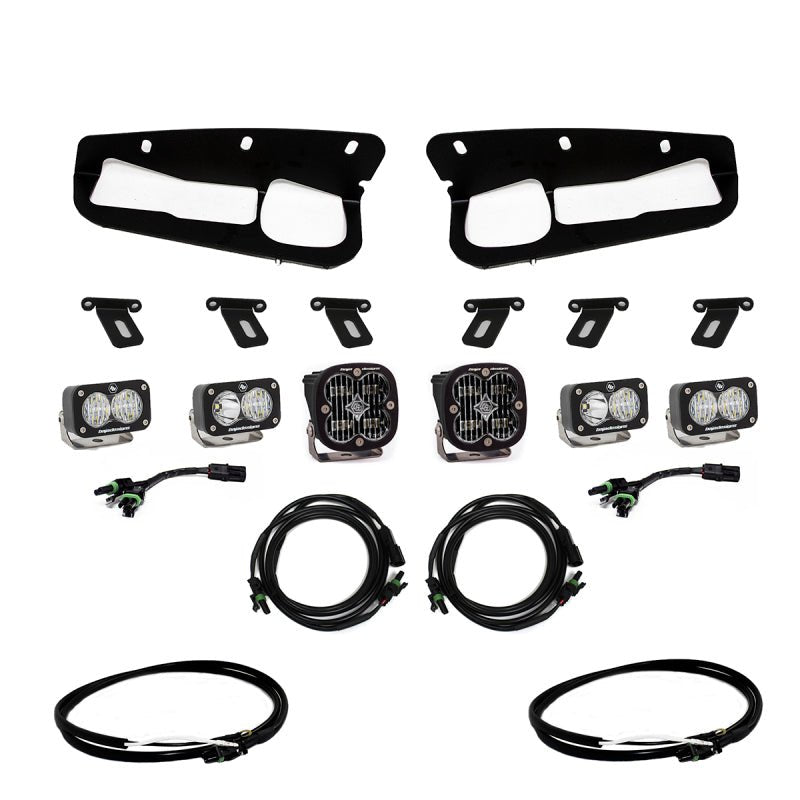Baja Designs 2021+ Ford Bronco Clear SAE Fog Pocket Kit w/Upfitter - CPC Performance