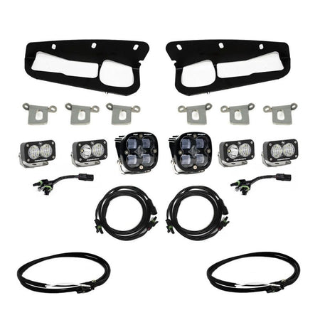 Baja Designs 2021+ Ford Bronco Clear SAE Fog Pocket Kit w/Upfitter - CPC Performance